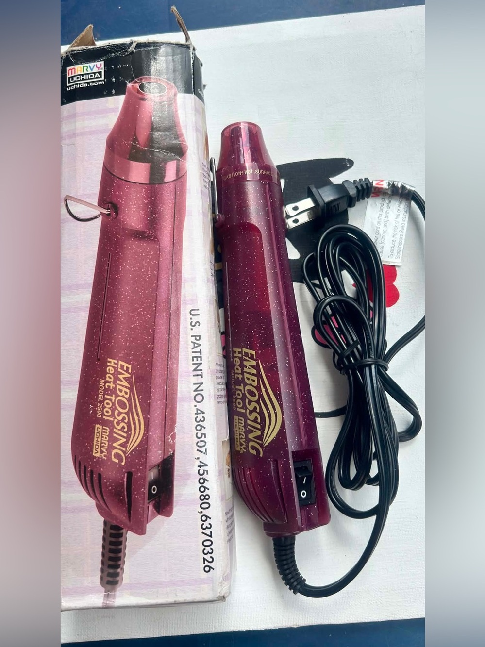 Embossing Heat Tool in Glitter Plum